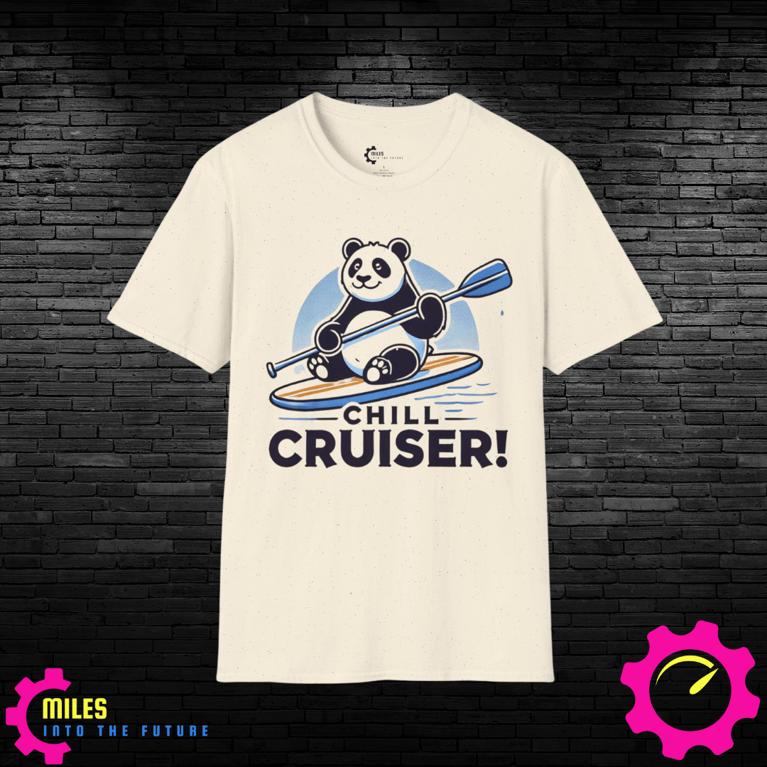 Paddleboat Panda Unisex Softstyle T-Shirt