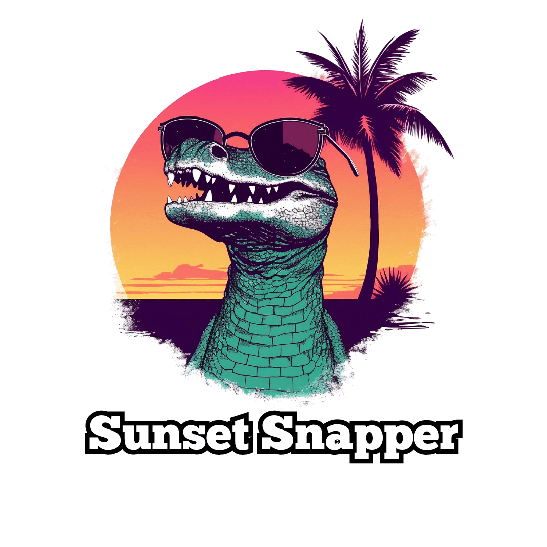 Humor- Sunset Snapper Unisex Softstyle T-Shirt