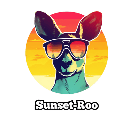 Kangaroo Sunset Unisex Softstyle T-Shirt