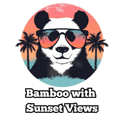 Humor- Panda Sunset Unisex Softstyle T-Shirt