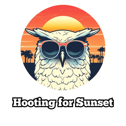 Humor- Owl Sunset Unisex Softstyle T-Shirt