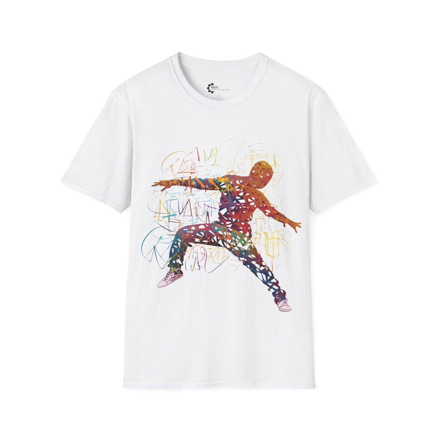 Abstract Breakdance Unisex Softstyle T-Shirt