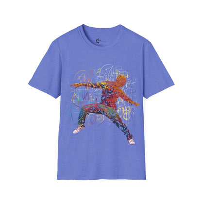 Abstract Breakdance Unisex Softstyle T-Shirt