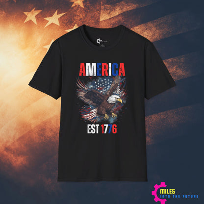 America Eagle Unisex Softstyle T-Shirt