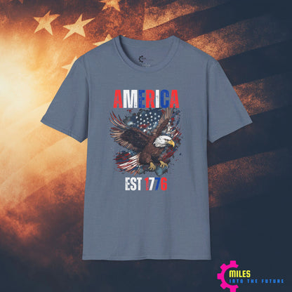 America Eagle Unisex Softstyle T-Shirt