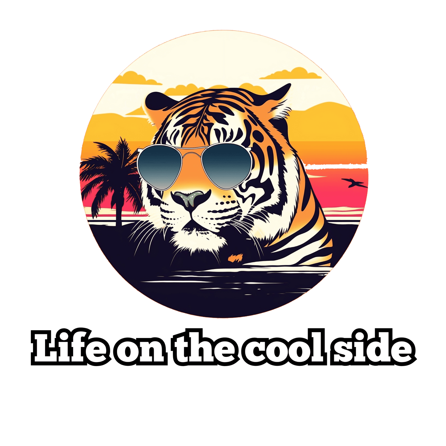 Humor- Tiger Cool Unisex Softstyle T-Shirt