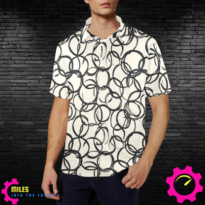 Circles in Motion Men's Polo Shirt