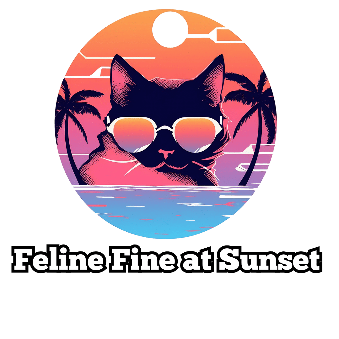 Humor- Purrfect Sunset Vibes Unisex Softstyle T-Shirt