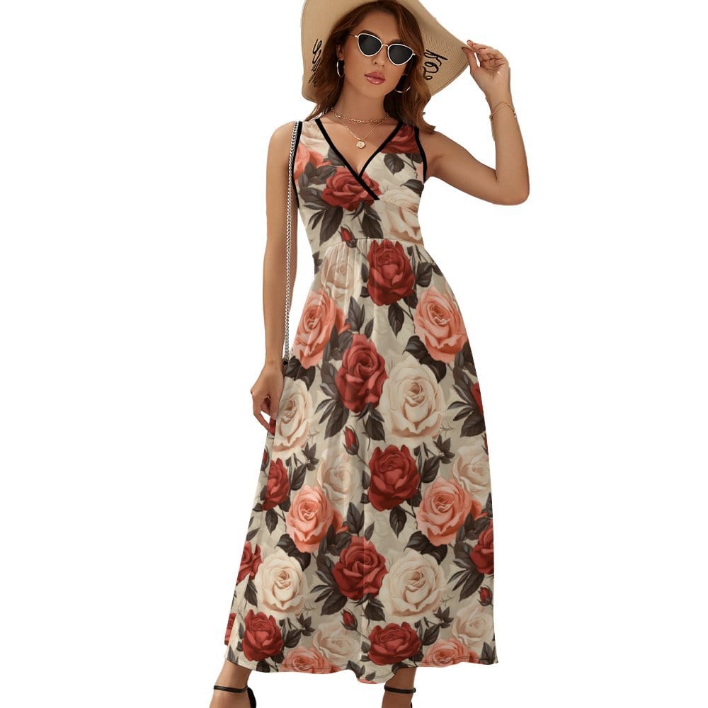 Enchanted Garden Sleeveless Long Dress