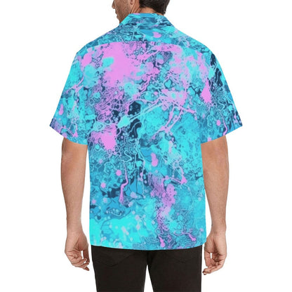 Ethereal Aquatic Swirls Button-Up Shirt