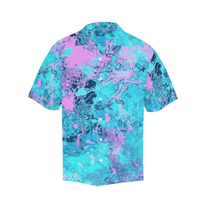 Ethereal Aquatic Swirls Button-Up Shirt