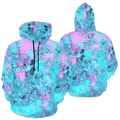 Psychedelic Aqua Hoodie