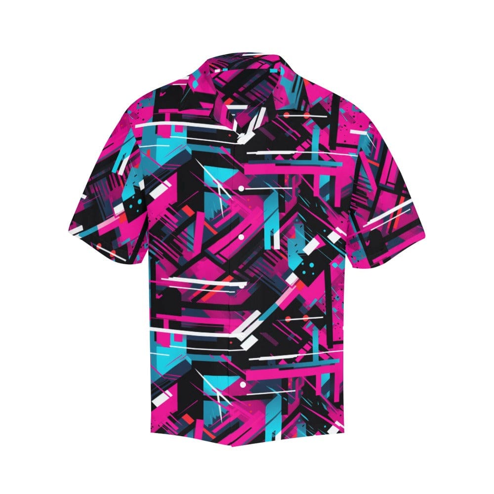 90s Retro Geometric Men's Shirt