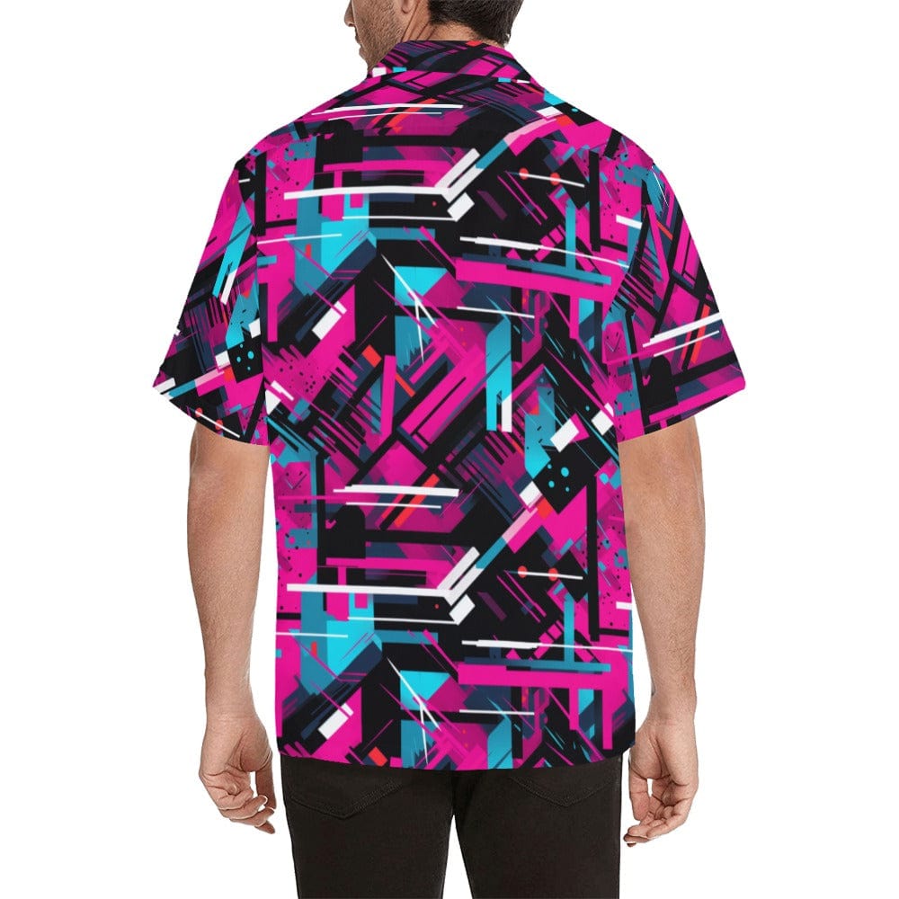 90s Retro Geometric Men's Shirt